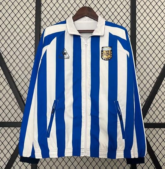 Argentina 2024/25 Double-Face Blue White Windbreaker Jacket
