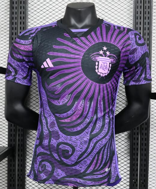 Argentina 2023/24 Purple Match Version Shirt Soccer Jersey