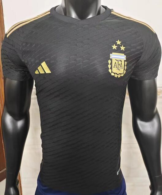 Argentina 2023/24 Black Match Version Shirt Soccer Jersey