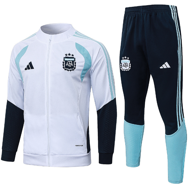 Argentina 2026/27 White Training Suits (Jacket+Trouser)