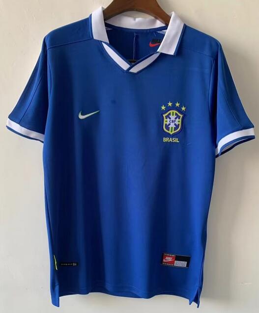 Brazil 1997 Away Retro Shirt Soccer Jersey