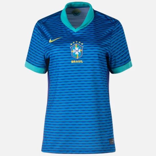 Brazil 2024/25 Away Women Shirt Soccer Jersey