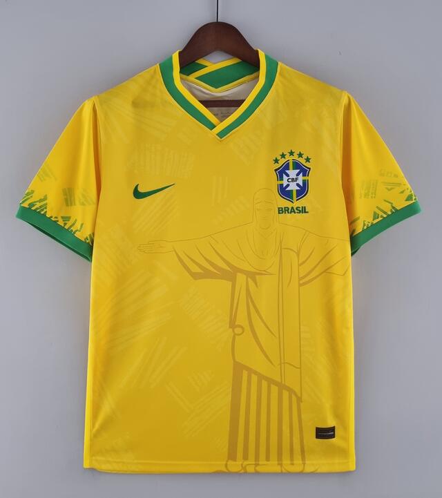 Brazil 2022/23 Yellow Shirt Soccer Jersey