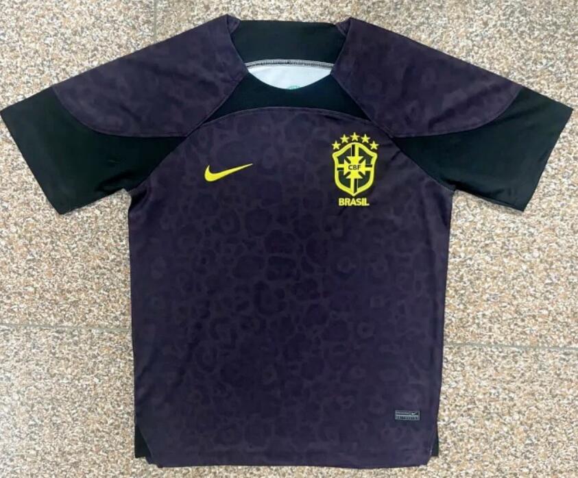 Brazil 2022 World Cup Goalkeeper Black Shirt Soccer Jersey