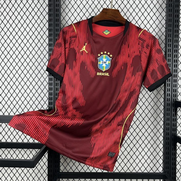 Brazil 2026 FIFA World Cup Goalkeeper Red Shirt Soccer Jersey