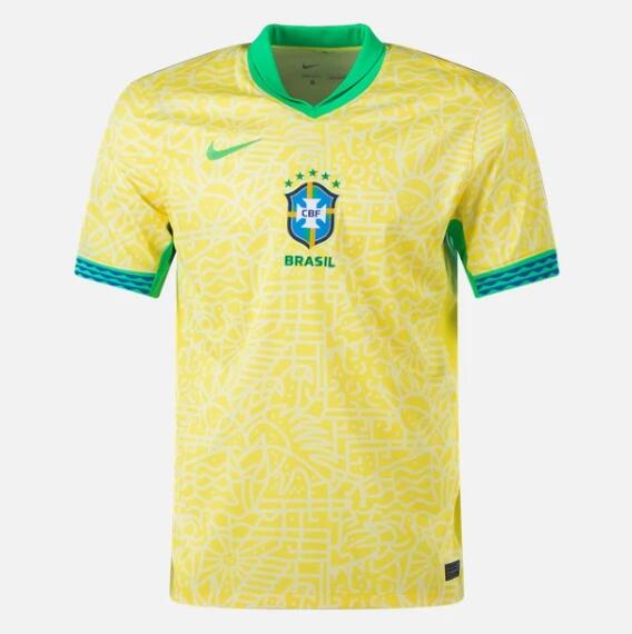 Brazil 2024/25 Home Match Version Shirt Soccer Jersey