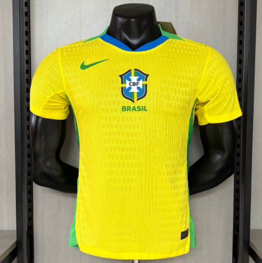 Brazil 2025/26 Home Match Version Shirt Soccer Jersey
