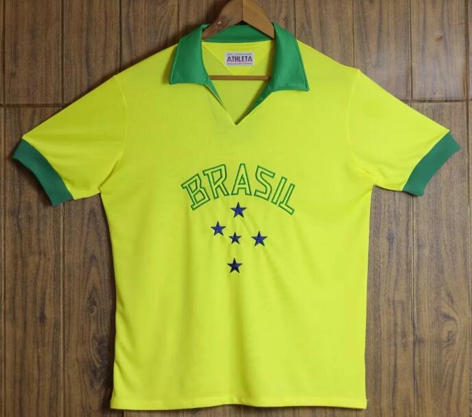 Brazil 1958 Home Retro Shirt Soccer Jersey