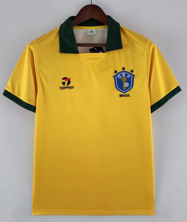 Brazil 1988 Home Retro Shirt Soccer Jersey