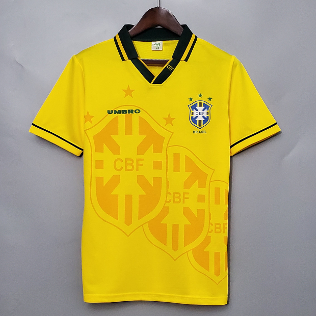 Brazil 1993/94 Home Retro Shirt Soccer Jersey