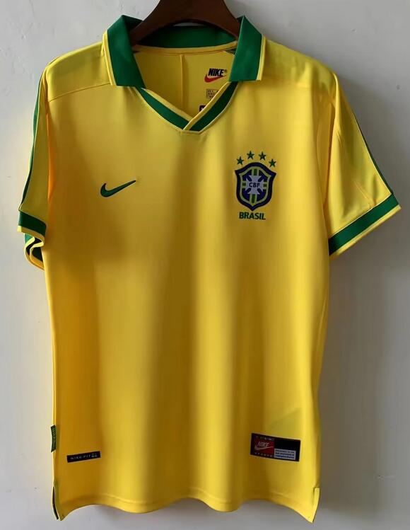 Brazil 1997 Home Retro Shirt Soccer Jersey