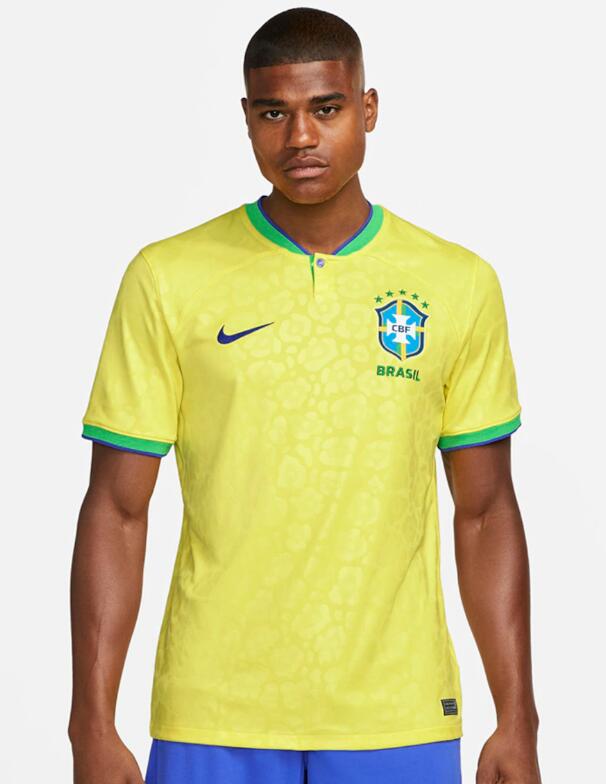 Brazil 2022 World Cup Home Shirt Soccer Jersey