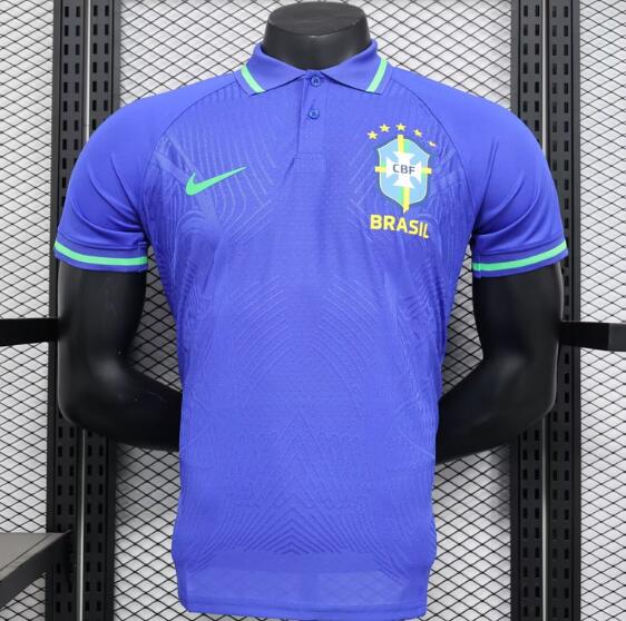 Brazil 2024/25 Polo Blue Match Version Shirt