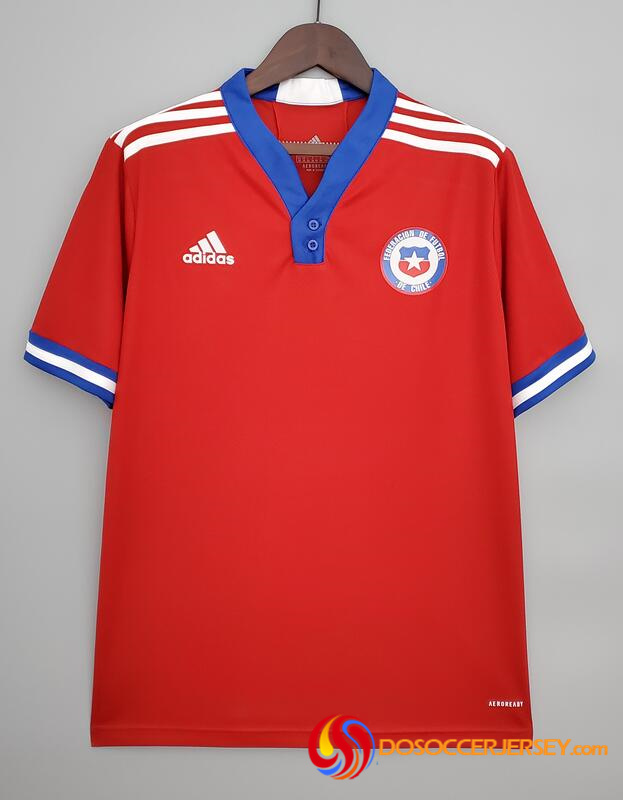 Chile 2021/22 Home Red Shirt Soccer Jersey
