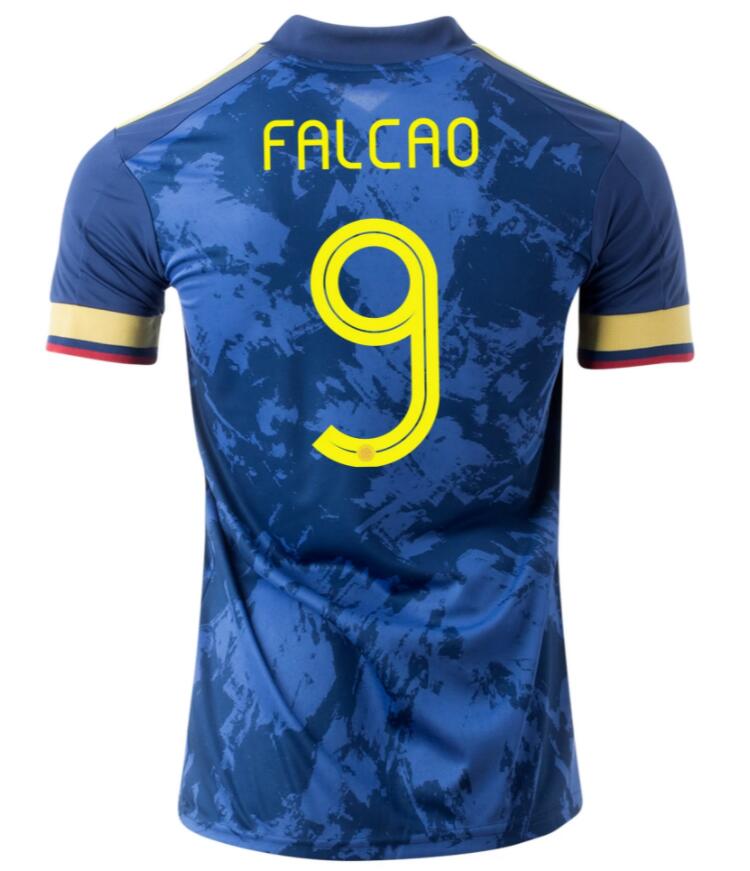 Colombia 2021 Away 9 FALCAO Shirt Soccer Jersey