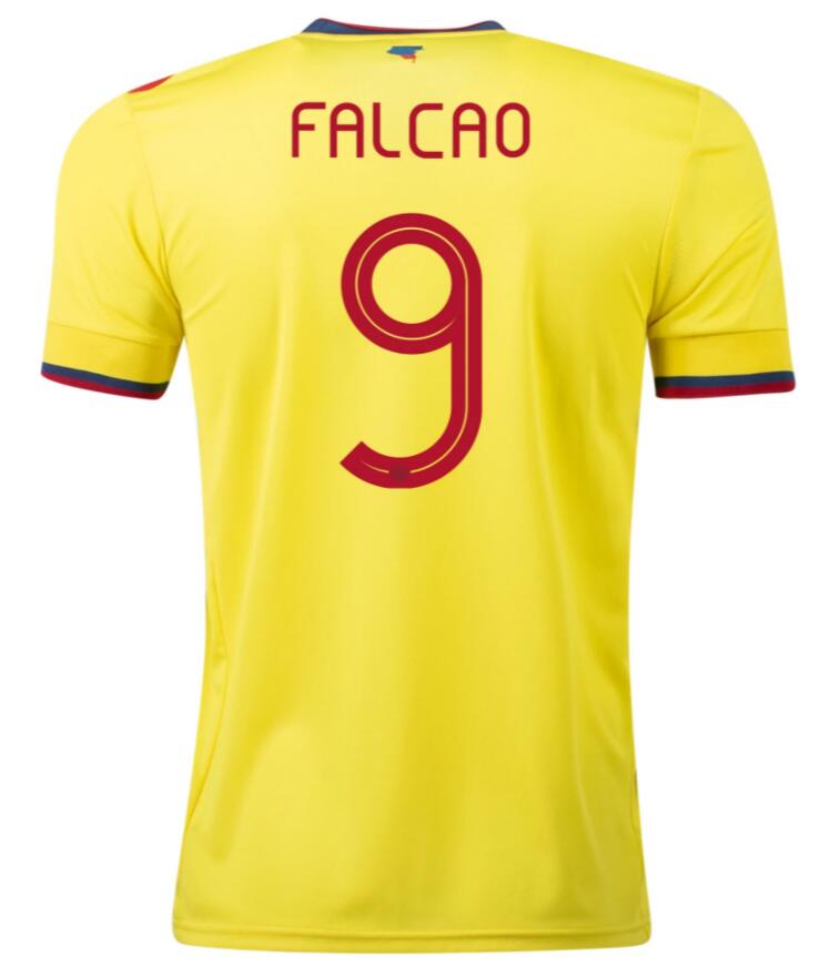 Colombia 2021 Home 9 FALCAO Shirt Soccer Jersey