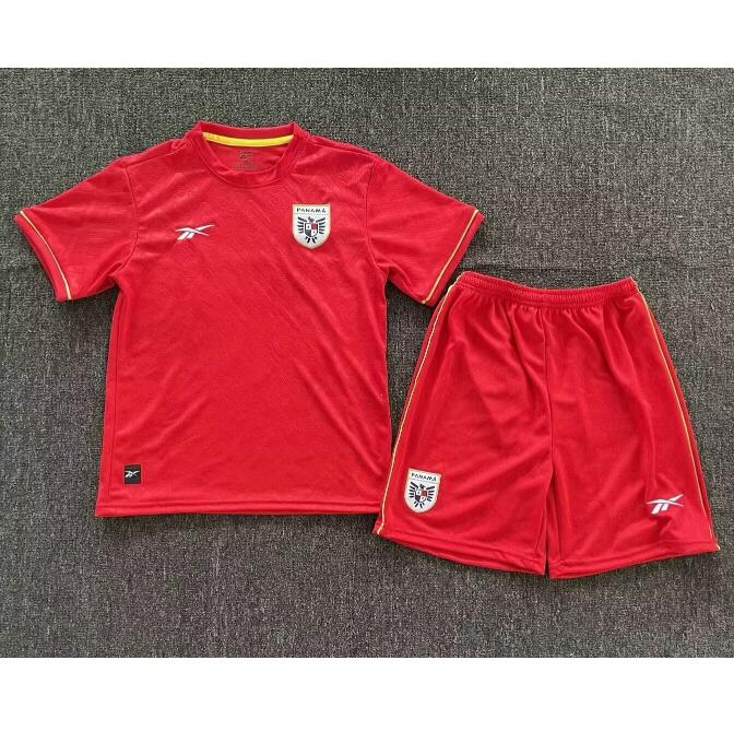 Panama 2024 Copa America Home Kids Soccer Team Kit Children Shirt And Shorts Kids