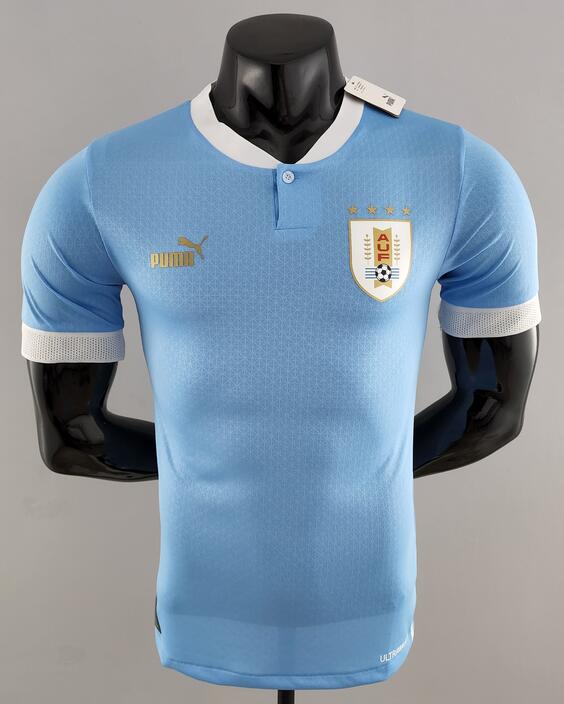 Uruguay 2022/23 World Cup Home Match Version Shirt Soccer Jersey