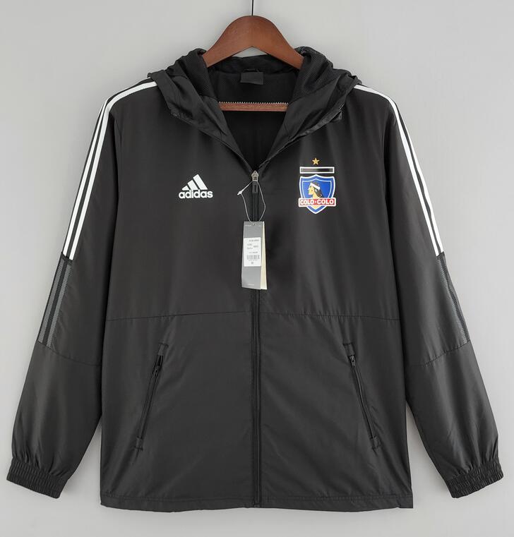 Colo-Colo 2022/23 Black Windbreaker Jacket