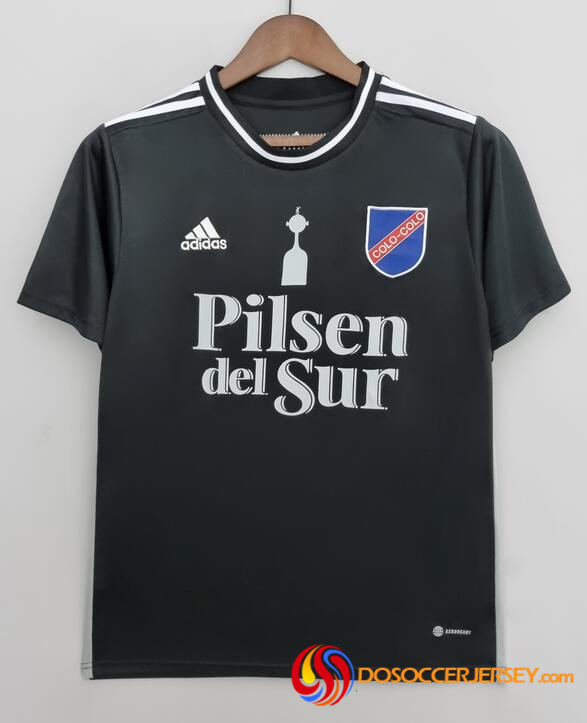 Colo-Colo 2022/23 Black Cup Souvenir Shirt Soccer Jersey