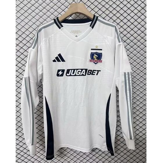 Colo-Colo 2025/26 Home Long Sleeved Shirt Soccer Jersey