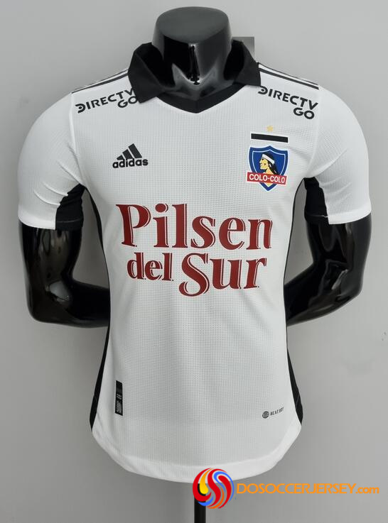 Colo-Colo 2022/23 Home Match Version Shirt Soccer Jersey