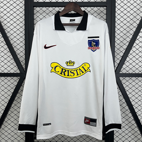 Colo-Colo 1997/98 Home Retro Long Sleeved Shirt Soccer Jersey