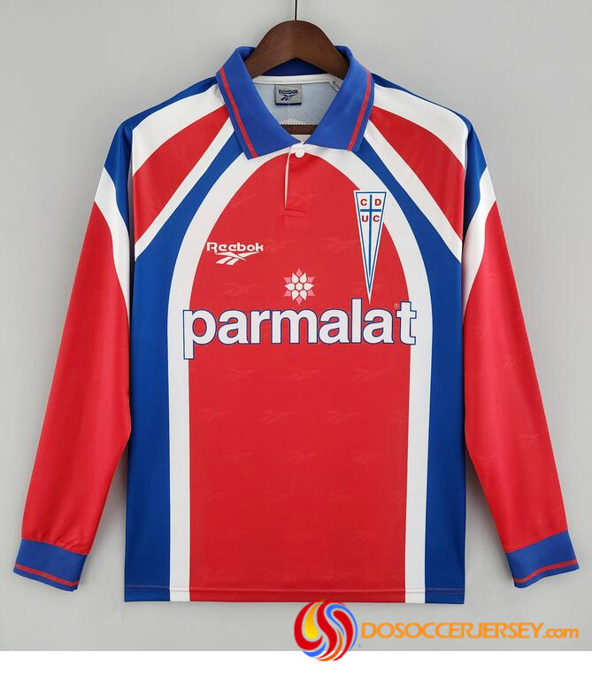 Club Deportivo Universidad Católica 1998 Away Retro Long Sleeved Shirt Soccer Jersey