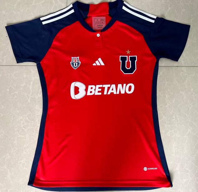 Club Universidad de Chile 2023/24 Away Women Shirt Soccer Jersey