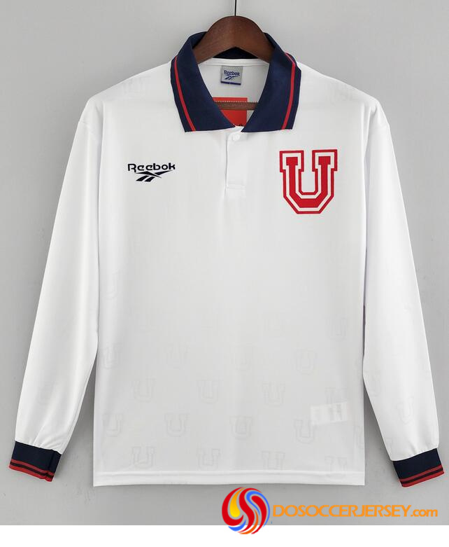 Club Universidad de Chile 1998 Away Retro Long Sleeved Shirt Soccer Jersey