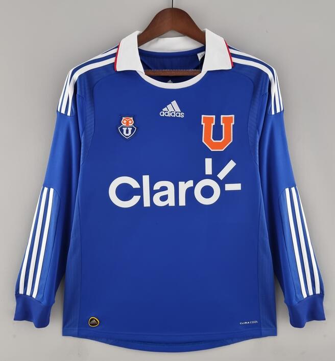 Club Universidad de Chile 2011 Home Retro Long Sleeved Shirt Soccer Jersey