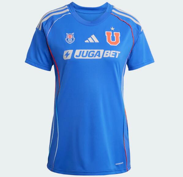 Club Universidad de Chile 2025/26 Home Women Shirt Soccer Jersey