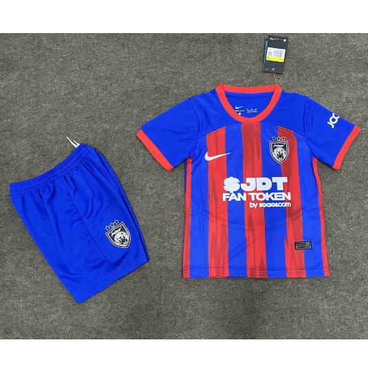 Johor Darul 2024/25 Home Kids Soccer Kit Children Shirt + Shorts