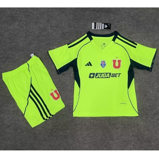 Club Universidad de Chile 2025/26 Third Kids Soccer Kit Children Shirt + Shorts