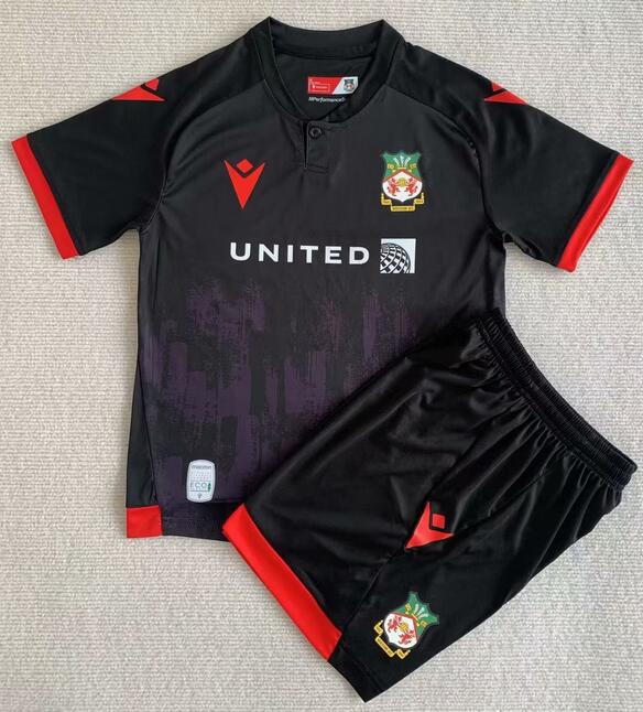 Wrexham 2023/24 Third Kids Soccer Kit Children Shirt + Shorts