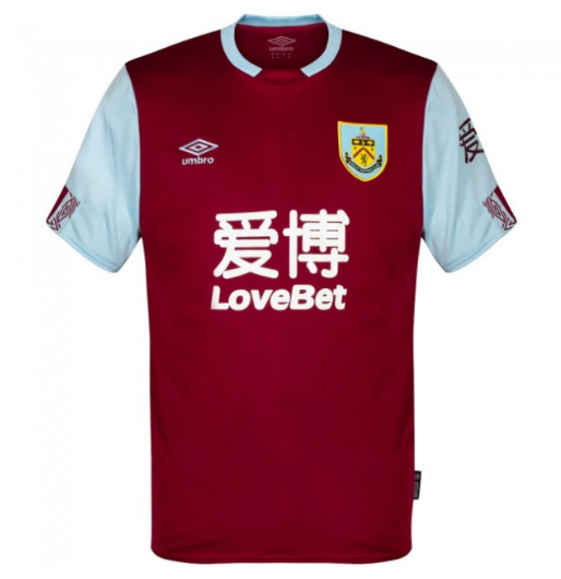 Burnley 2019/20 Home Shirt Soccer Jersey
