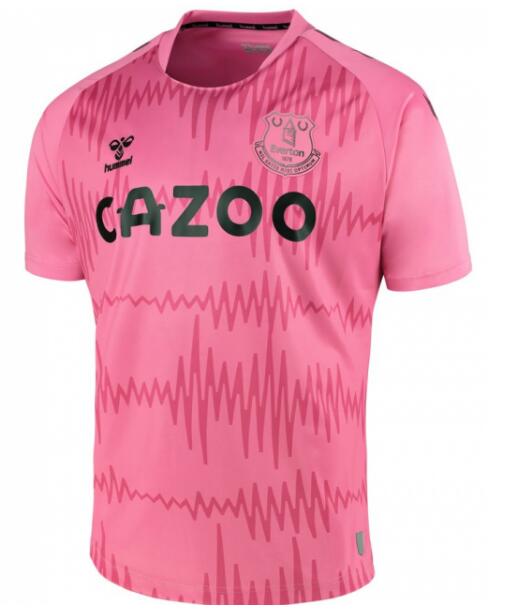Everton 2020/21 Goalkeeper Pink Shirt Soccer Jersey