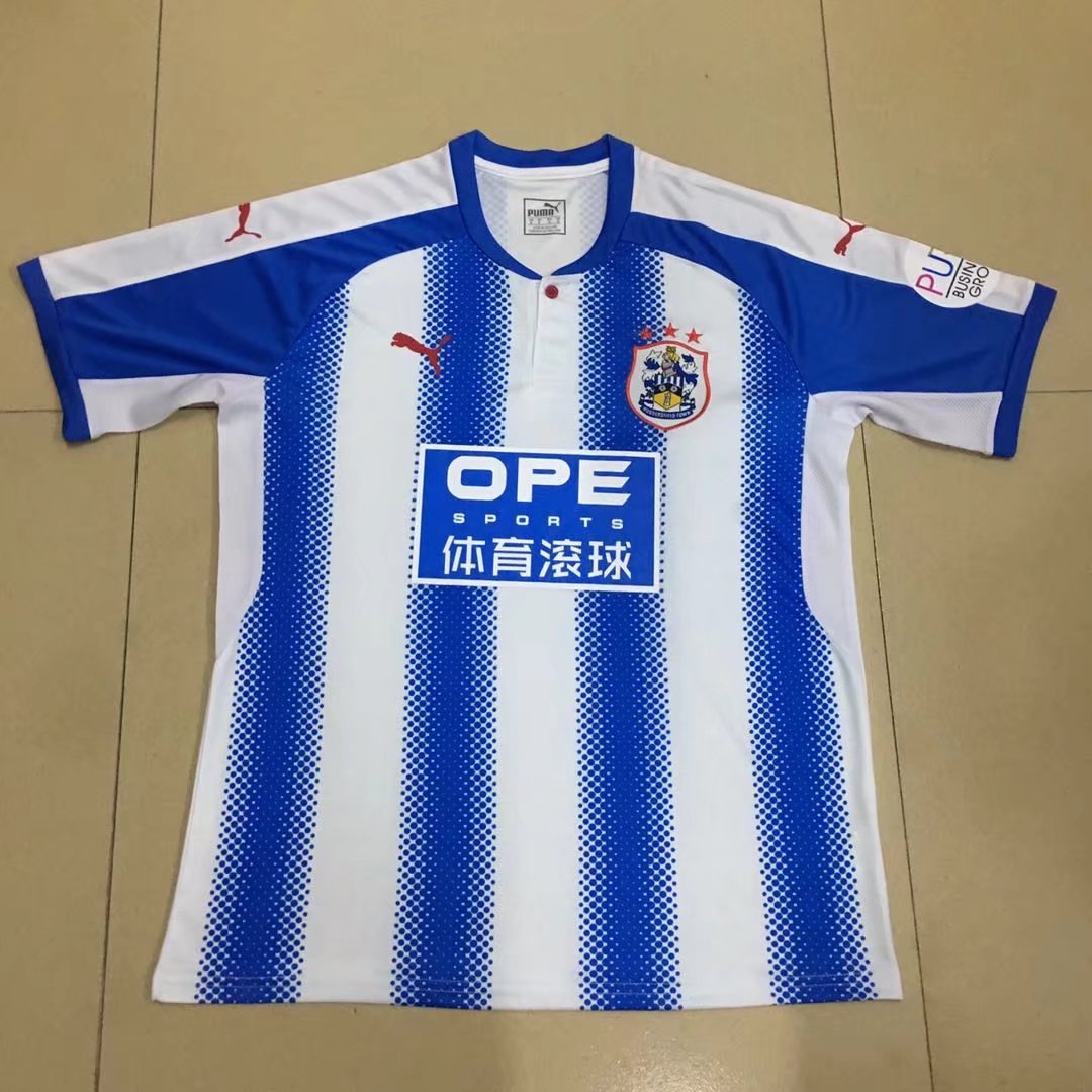 Huddersfield 2017/18 Home Shirt Soccer Jersey Men