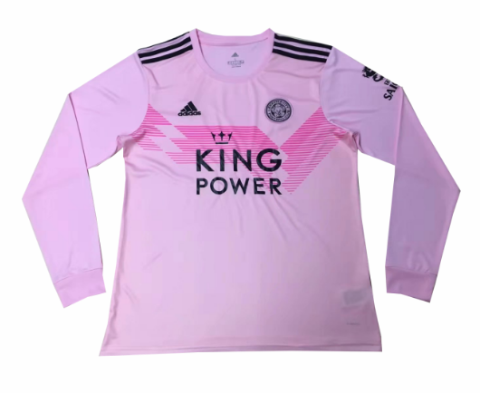 Leicester City 2019/20 Away Long Sleeved Shirt Soccer Jersey