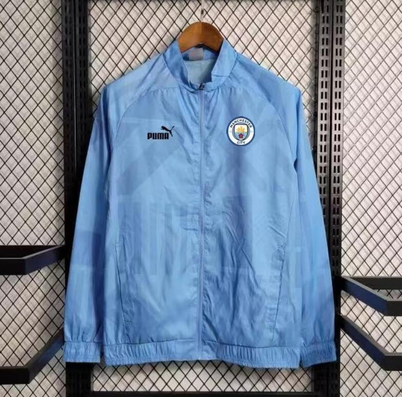 Prediction Manchester City 2023/24 Blue Windbreaker Jacket