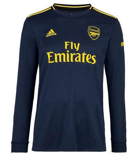 Arsenal 2019/20 Third Long Sleeved Shirt Soccer Jersey