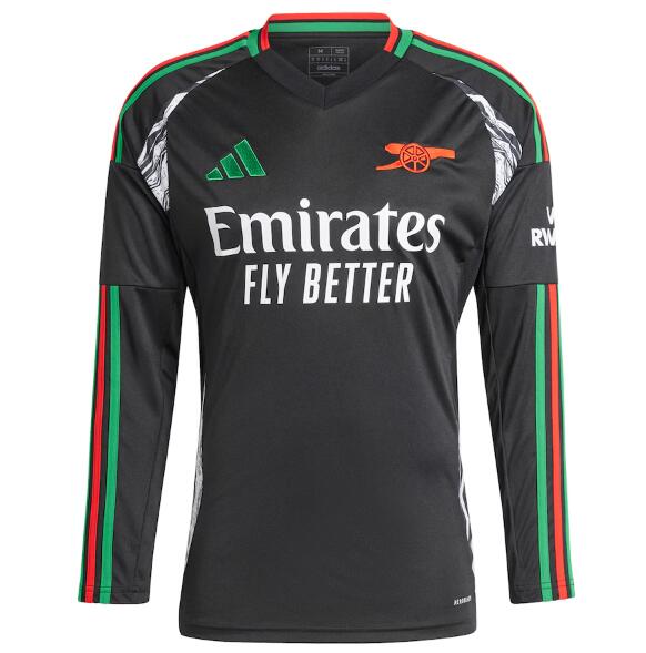Arsenal 2024/25 Away Long Sleeved Shirt Soccer Jersey