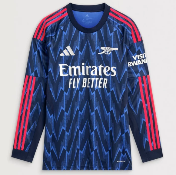 Arsenal 2025/26 Away Long Sleeve Shirt Soccer Jersey