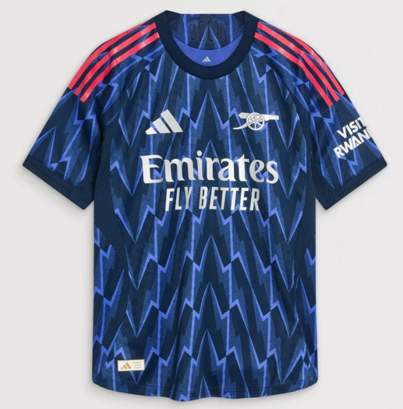 Arsenal 2025/26 Away Match Version Shirt Soccer Jersey