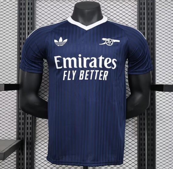 Arsenal 2024/25 Goalkeeper Navy Match Version Shirt Soccer Jersey