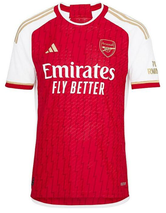Arsenal 2023/24 Home Match Version Shirt Soccer Jersey