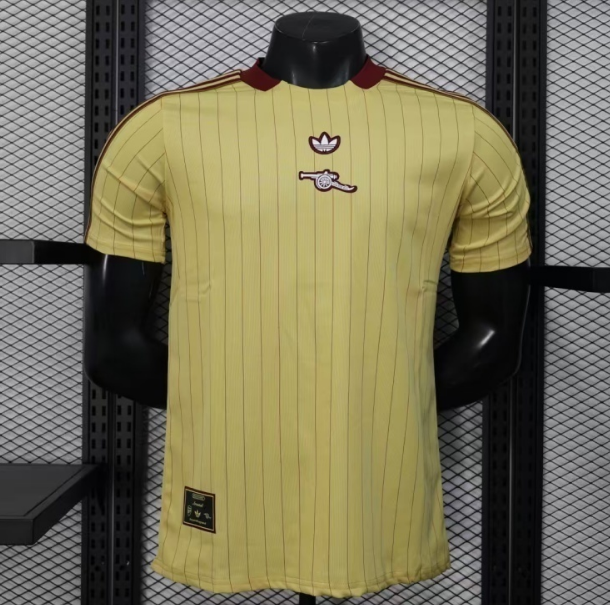 Arsenal 2025/26 Special Icon Gold Shirt Soccer Jersey
