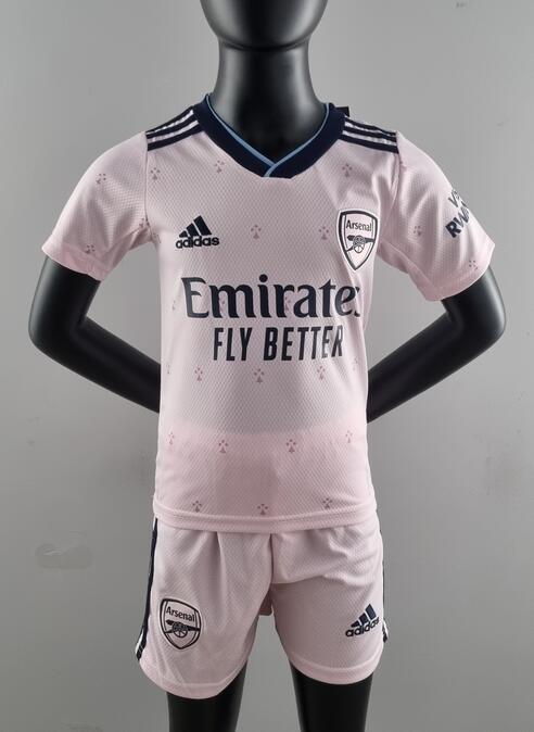 Arsenal 2022/23 Third Kids Soccer Kit Children Shirt and Shorts