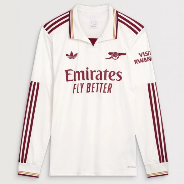 Arsenal 2025/26 Third Long Sleeve Shirt Soccer Jersey