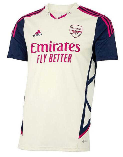 Arsenal 2022/23 White Pre-Game Training Shirt
